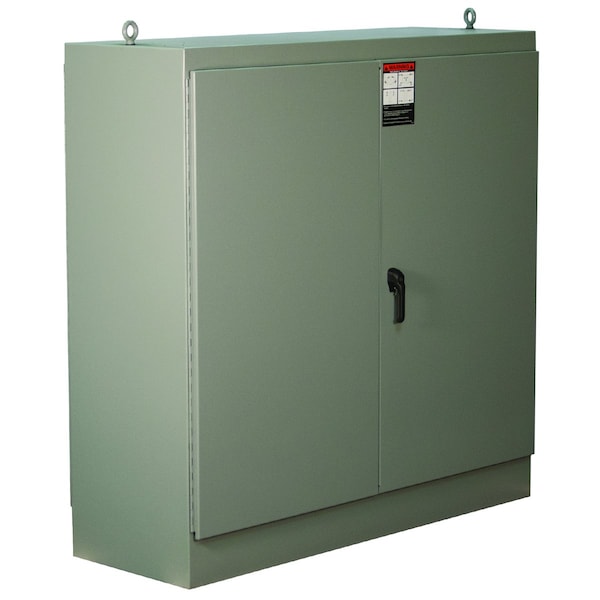 Wiegmann 3 Point Latch with Padlock Handle Electrical Enclosures, 72 in H, 36 in D, 60 in W WA726036FSDAD - main